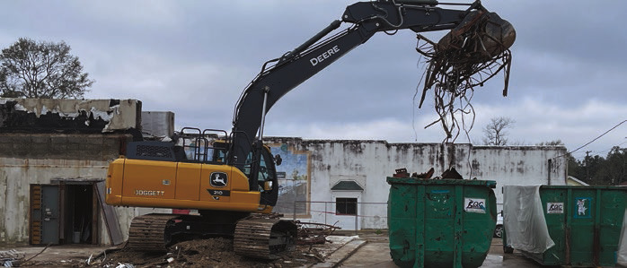 Capital One building demolished