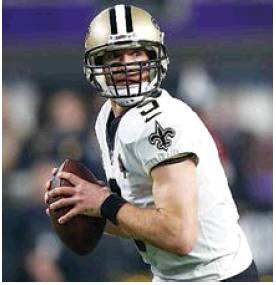 Saints QB Brees in vintage form as playoffs approach