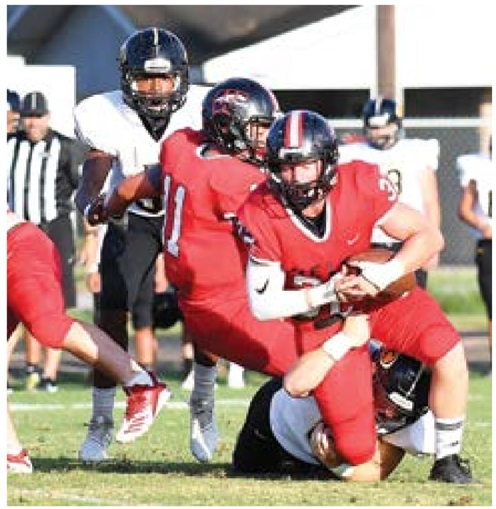 Hounds drop scrimmage to Kinder 13-0