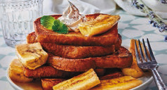 Bananas Foster French Toast