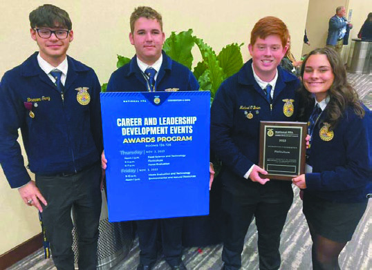 We Salute our local FFA Members