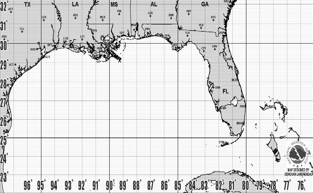 2024 Hurricane Tracking Chart