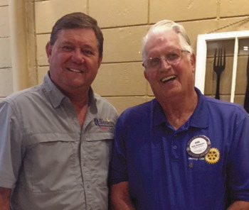 Romero updates Rotary Club