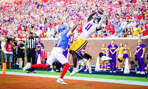 LSU falls to No. 20 Ole Miss in offensive shootout, 55-49