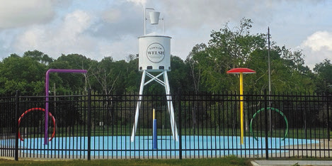 Opening day for splash pad set