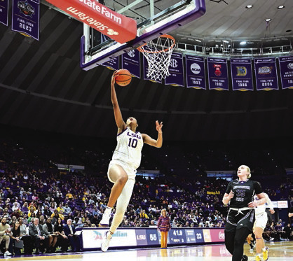 Angel Reese and Aneesah Morrow lead No. 7 LSU over Northwestern St. 81-36