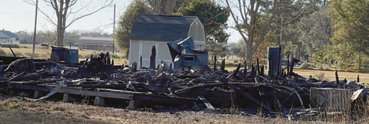 Second fire destroys home
