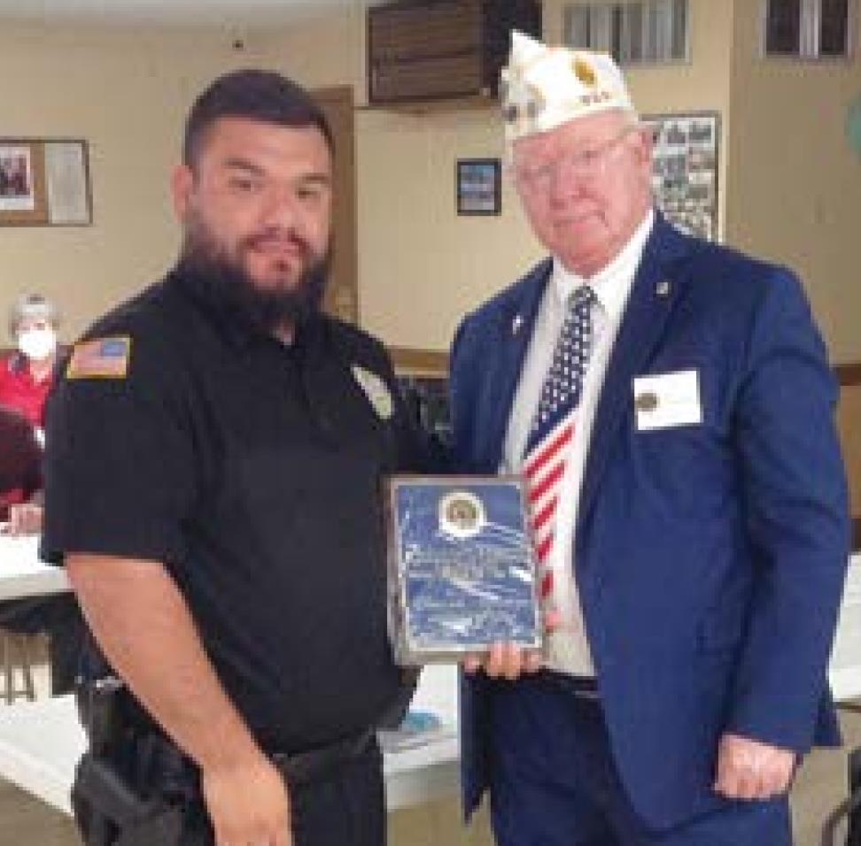 Mendoza named Police Officer of the Year
