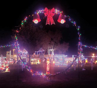 Dazzling Christmas display in Hathaway