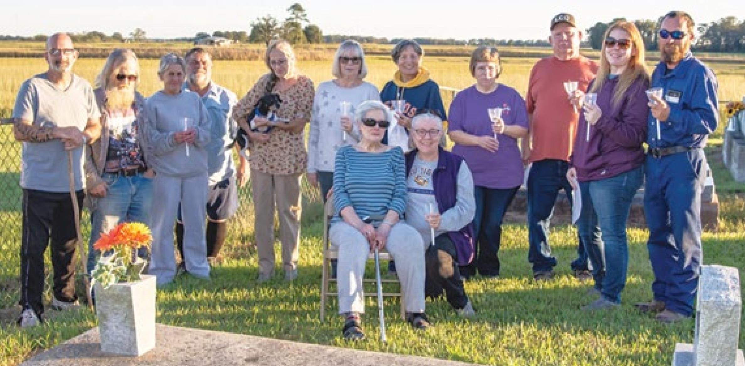 Candlelight Ceremony Held at Langley Cemetery
