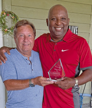 Pat Deshotel (left) and Jonathan Brown