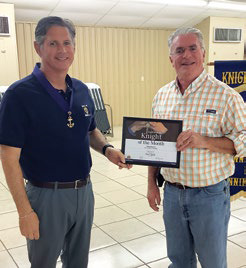 Cassidy named February Knight of the Month