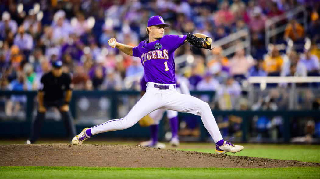 LSU beats SEC rival Tennessee 6-3 at the College World Series