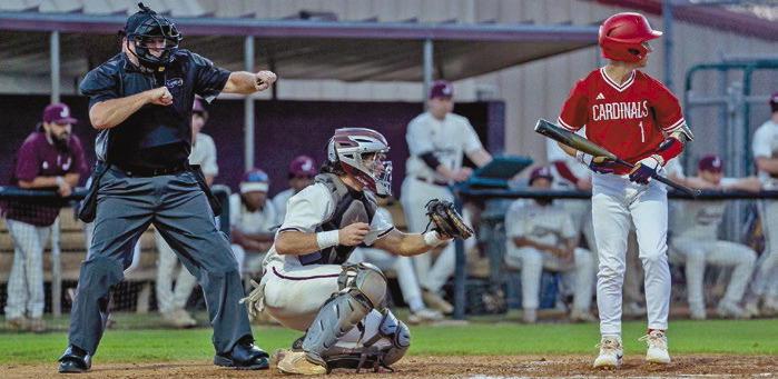Dogs encounter Cards on home diamond