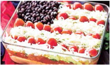 4TH OF JULY 7 LAYER DIP