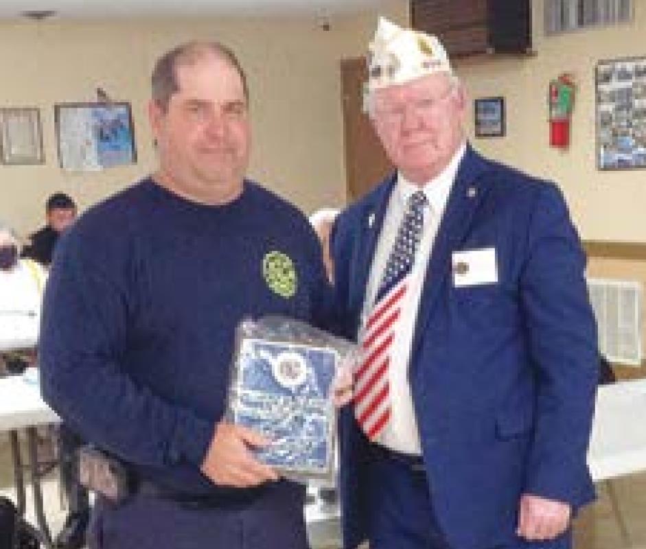 Navarred honored as Firefighter of the Year