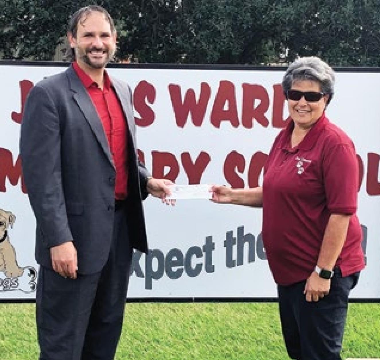 Sparks Donates to Ward
