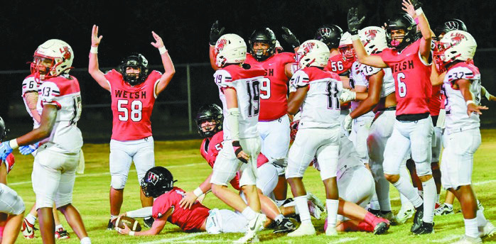 Hounds fall to LCA, 43-7