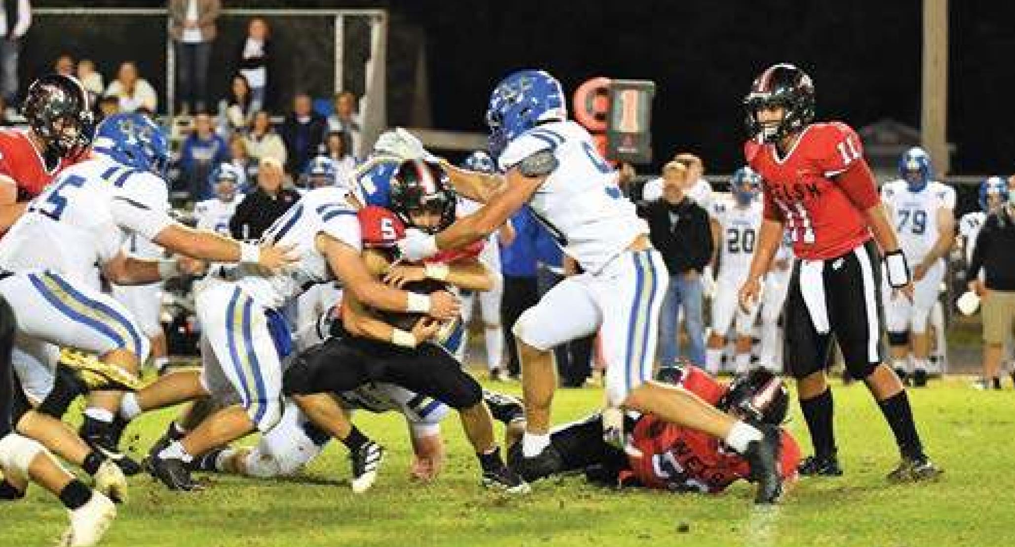 Hounds fall to Terriers 35-3