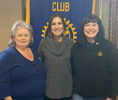 Daigle speaks to Welsh Rotary Club