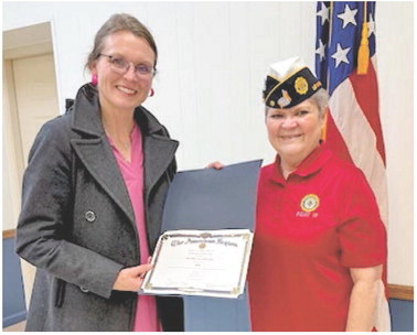 American Legion announces Educator of the Year