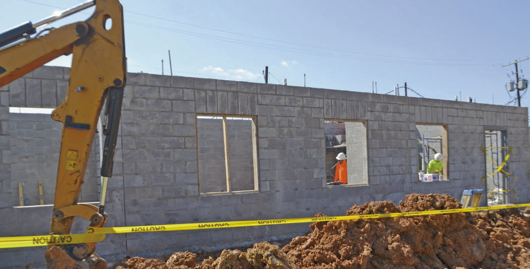 Construction ongoing at Jerry Simmons Stadium