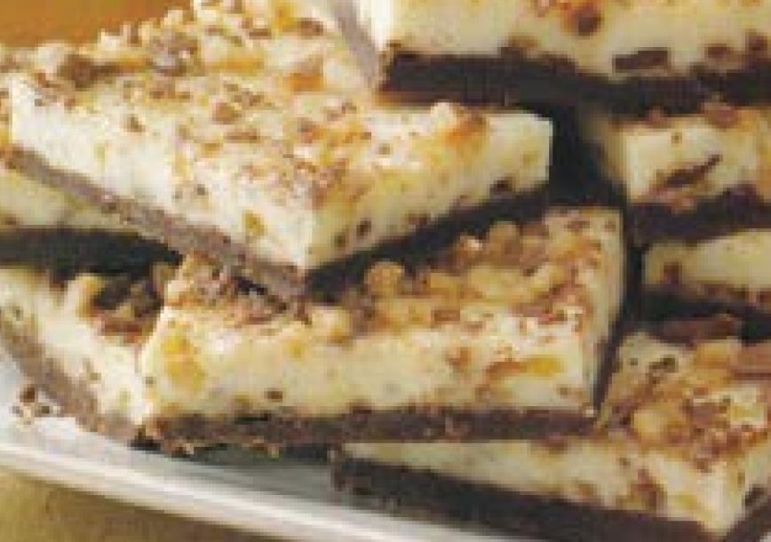 Toffee Cheesecake Bars