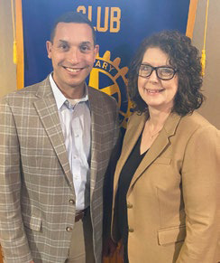 Oustalet, Myers speak to Welsh Rotary Club
