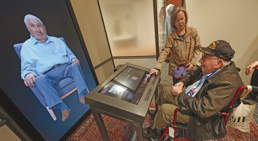AI-aided virtual conversations with WWII vets are latest feature at New Orleans museum