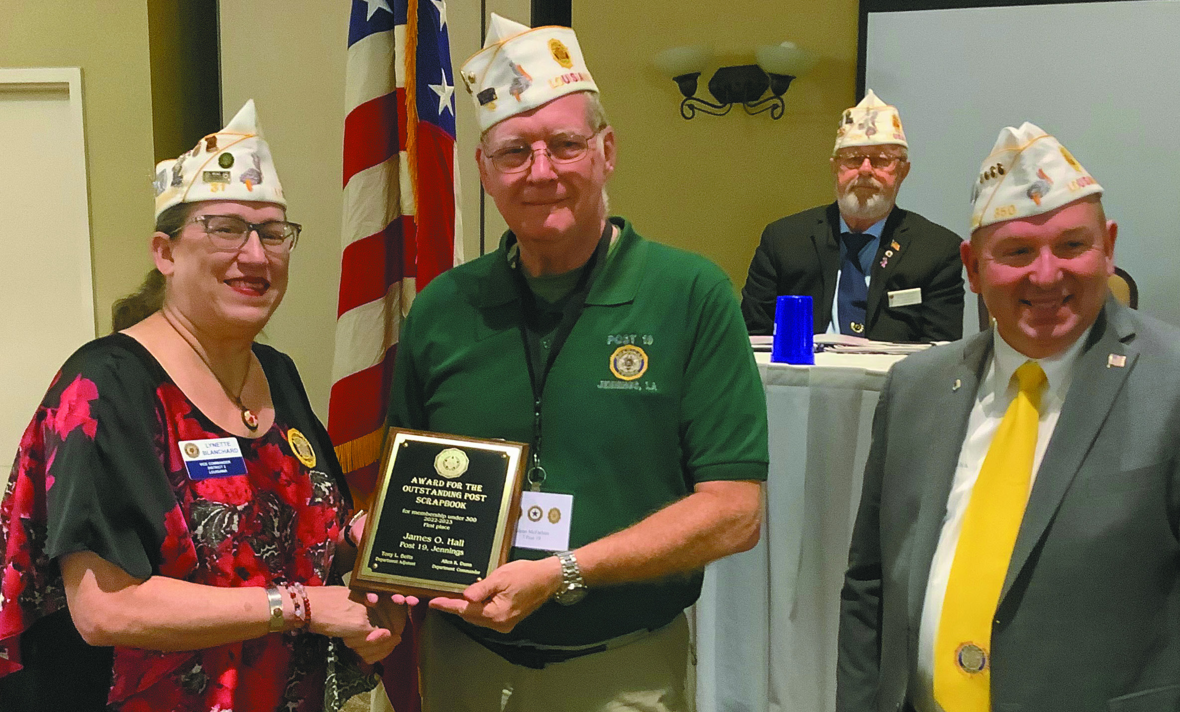 James O. Hall Post 19 receives awards