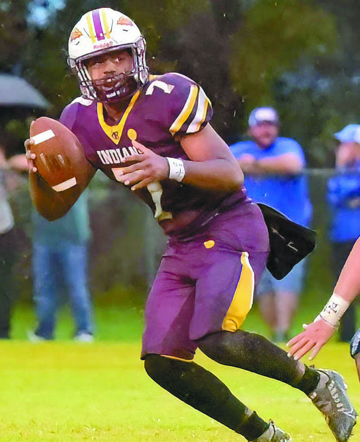 	Indians plow through Hanson for fourth straight victory 