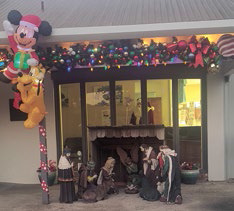 Deck the halls with Santa's workshop