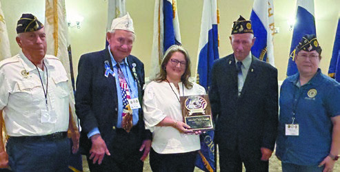 Bertrand awarded at state convention