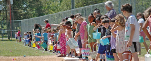 Community egg hunt