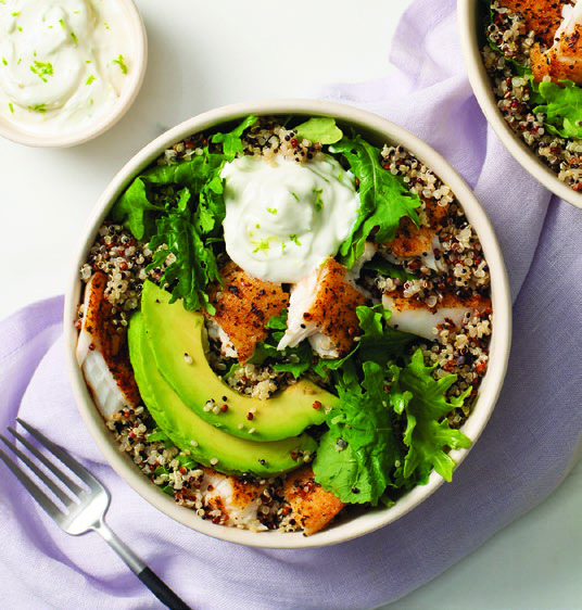 Baja Fish Taco Bowls