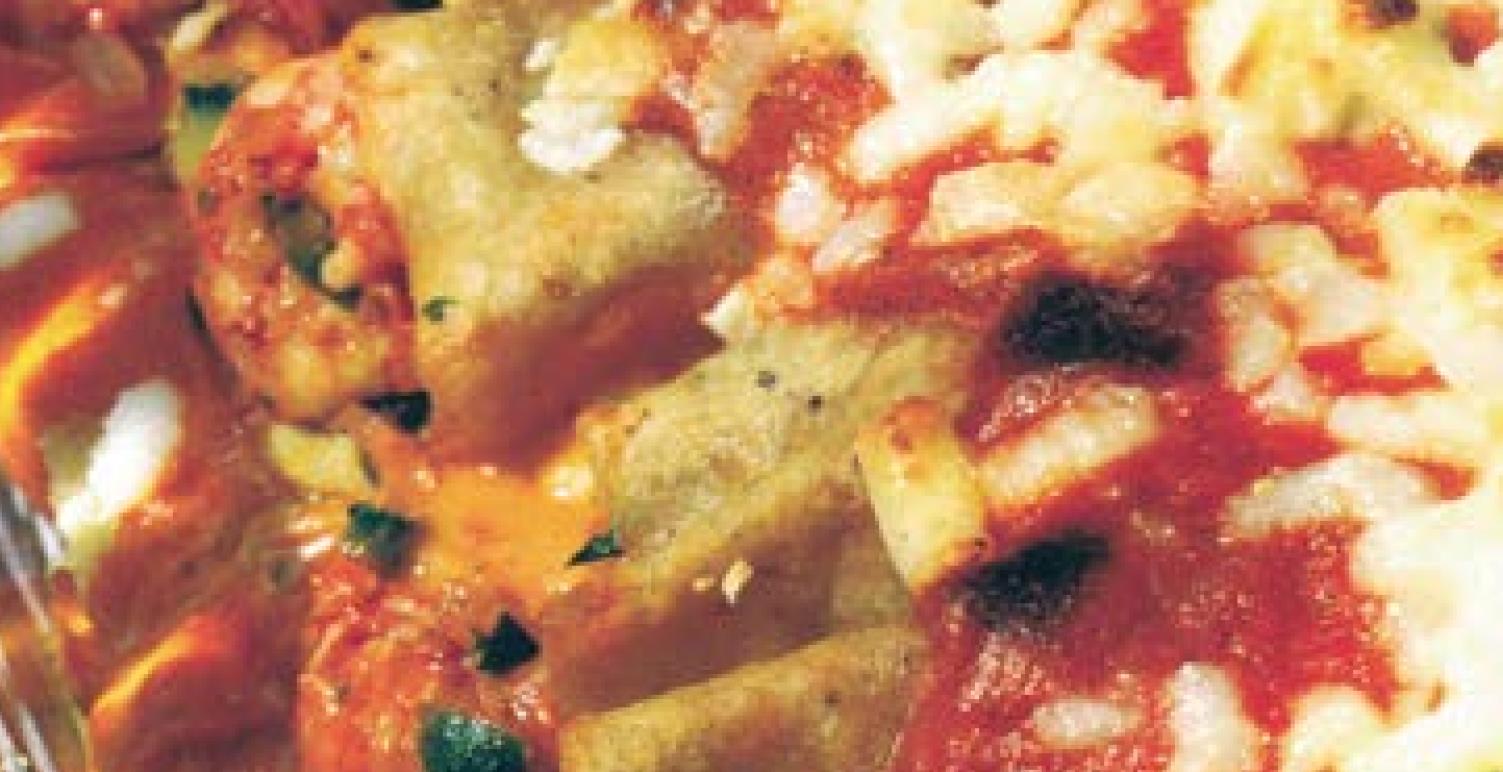 Crawfish Enchiladas With Creole Cream Sauce