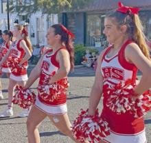 The Jeff Davis Parish Fair parade rolled down the streets of Jennings on Friday, filled with floats, cheer squads, dance groups, marching bands, queens and more from throughout the area. Crowds gathered to cheer them on or catch candy and trinkets. Daily News photos by Erin Hargrave