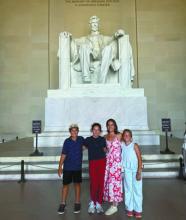 To celebrate the nation’s milestone birthday, Amber Landry brought her children on a true American adventure to Washington D.C. The Landry family was able to experience an up close look at some the country’s most historical and iconic landmarks and memorabilia. Submitted photos