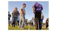 Scenes from last year’s Southwest Louisiana Ag Drone Conference, where producers, agricultural professionals and industry representatives gathered to learn about the latest advances in agricultural drone technology. Submitted photos