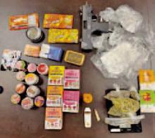 Jennings Police Department seized paraphernalia, narcotics and a firearm during a traffic stop on Saturday. All three men were arrested and booked into the Jeff Davis Parish Regional Consolidated Jail Facility. Submitted photo