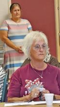 Area seniors gathered at Jeff Davis Council on Aging for the monthly LAMM Education and Bingo event. Attendees are treated to an educational discussion, followed by fun and fellowship. The group meets on the first Thursday of each month from 9:30-10:30 a.m. at the COA, located at 210 South State. St. in Jennings. All parish seniors are welcome to attend. Daily News photos by Erin Hargrave