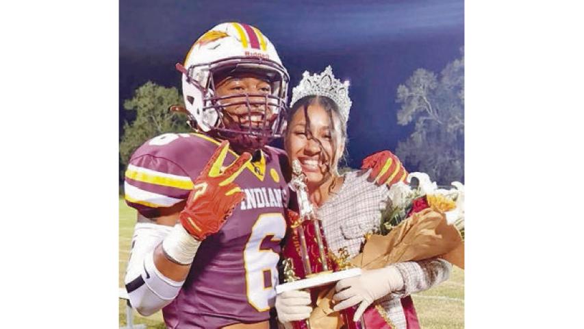 2026 EHS Homecoming King Makelin Lemoine (left) and Homecoming Queen Kaya Francis Submitted photo