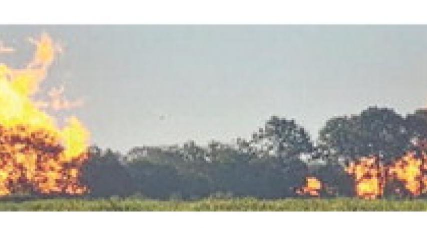 Explosion shuts down highway